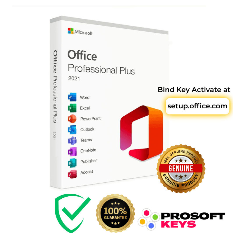 Buy Office Professional 2021 Plus bind key
