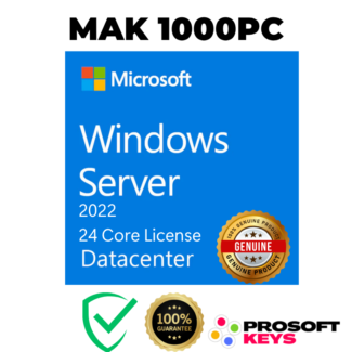 Buy Windows Server 2022 Datacenter 24 Core MAK 1000 PC