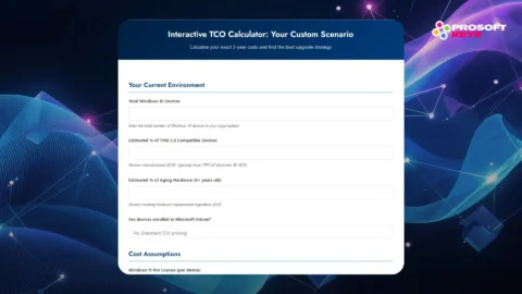 Interactive Windows 10 ESU cost calculator comparing upgrade options