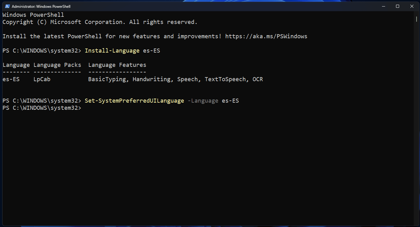 change language Windows 11 IoT Enterprise LTSC
