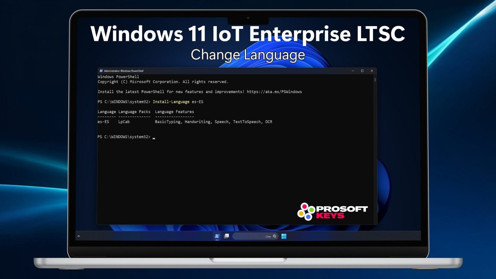 change language Windows 11 IoT Enterprise LTSC